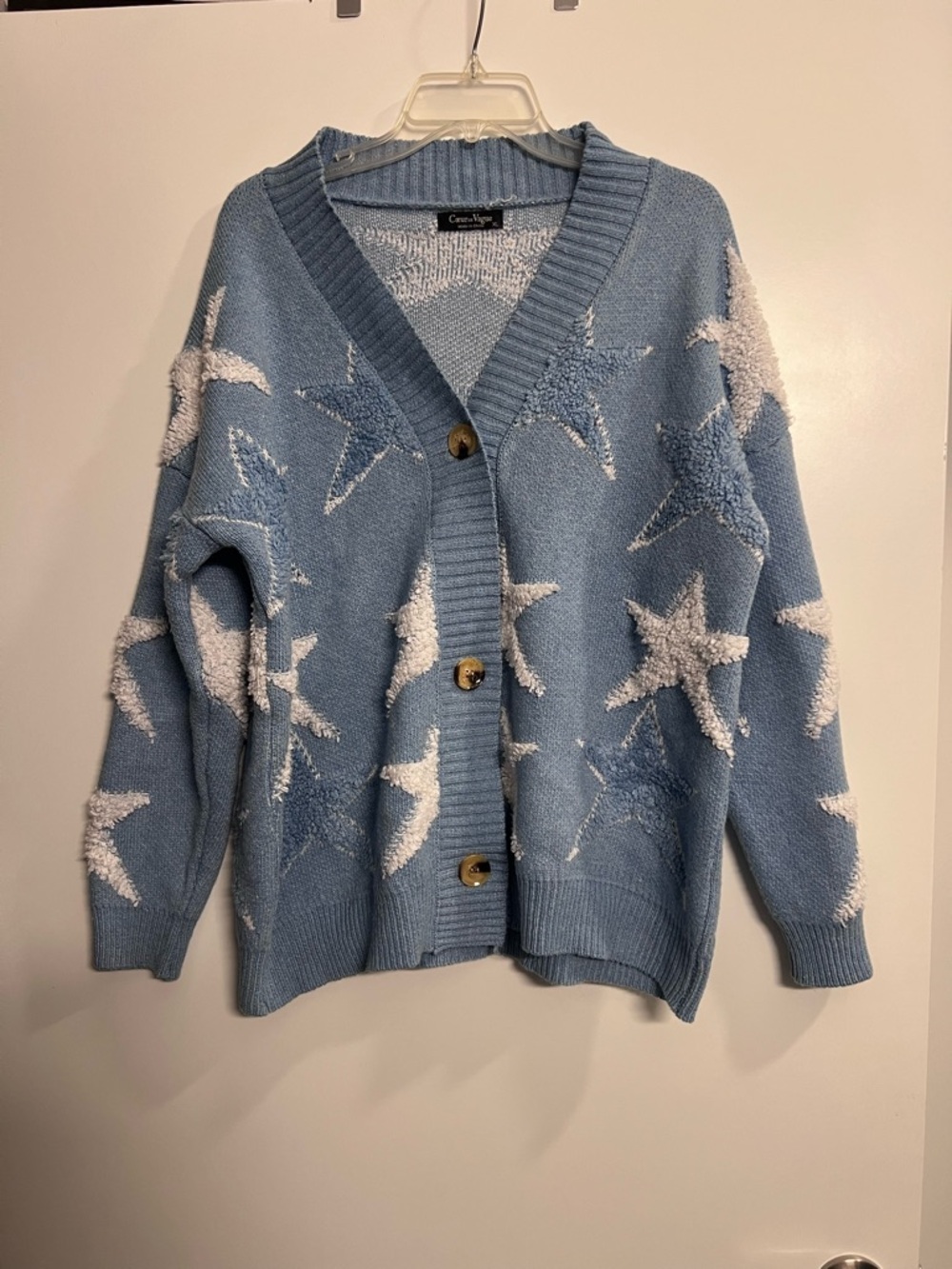 Blue & White Star Cardigan